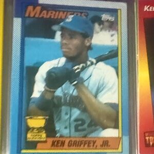 Ken Griffey Jr. Seattle Mariners Baseball Card - Blue